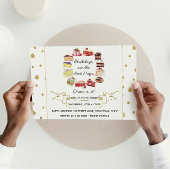 Elegant Cake Birthday Uitnodiging