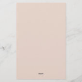 Elegant Cake Custom Letterhead Briefpapier (Achterkant)
