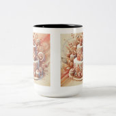 Elegant Cake Designer Tweekleurige Koffiemok (Center)