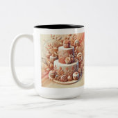 Elegant Cake Designer Tweekleurige Koffiemok (Links)