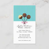 Elegant Cake Poppen Bakery Visitekaartje (Achterkant)