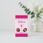 Elegant Cake Poppen Bakeshop Visitekaartje (Staand voorkant)