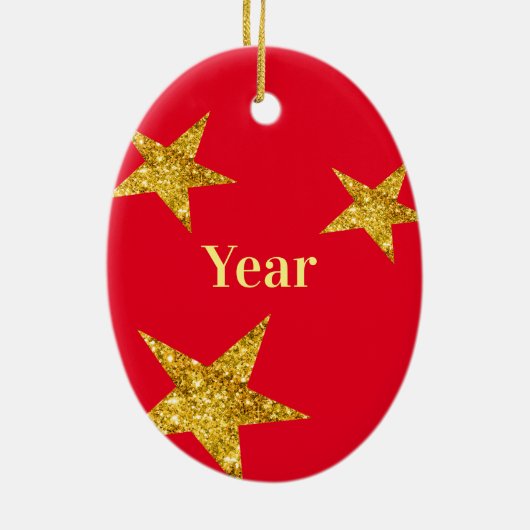 Elegant Call Sign Kerstversiering Keramisch Ornament (Achterkant)