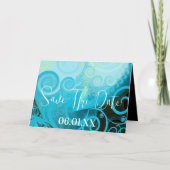 Elegant Calla Lily BlueBerry Swirls (Voorkant)