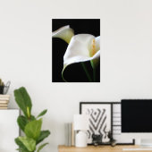 Elegant Calla Lily Flowers 16 Poster (Thuiskantoor)
