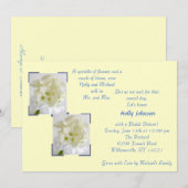 Elegant Calla Lily Uitnodiging (Voorkant / Achterkant)