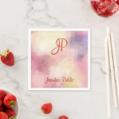 Elegant Calligraded Monogram Moderne Abstracte Kun Servet (Insitu)