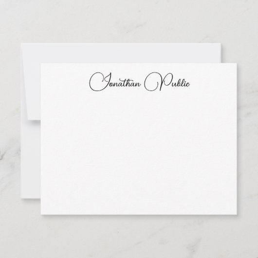 Elegant Calligraded Name Trendy Script Sjabloon (Voorkant)