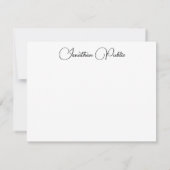 Elegant Calligraded Name Trendy Script Sjabloon (Achterkant)