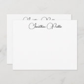 Elegant Calligraded Name Trendy Script Sjabloon (Voorkant / Achterkant)