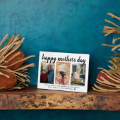 Elegant Calligrafie 3 Fotodag oma Fotoplaat (Zijkant)