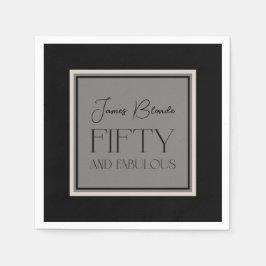 Elegant Calligrafie 50 en Fabulous Unisex Servet