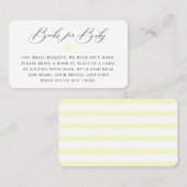 Elegant Calligrafie Book Request Enclosure Card Plaatskaartje (Voorkant / Achterkant)