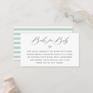 Elegant Calligrafie Book Request Enclosure Card Plaatskaartje