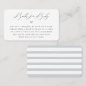 Elegant Calligrafie Book Request Enclosure Card Plaatskaartje (Voorkant / Achterkant)