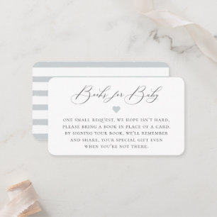 Elegant Calligrafie Book Request Enclosure Card Plaatskaartje