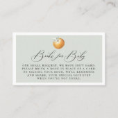 Elegant Calligrafie Book Request Enclosure Card Plaatskaartje (Voorkant)