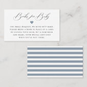 Elegant Calligrafie Book Request Enclosure Card Plaatskaartje (Voorkant / Achterkant)