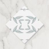 Elegant calligrafie Botanical Wedding Bedankjes Labels (Achterkant)