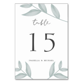 Elegant calligrafie Botanical Wedding Kaart