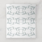 Elegant calligrafie Botanical Wedding Plaatskaartje (Binnenkant ongevouwen)