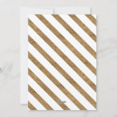 Elegant Calligrafie Festive Gold Glitter Corporate Feestdagenkaart (Achterkant)