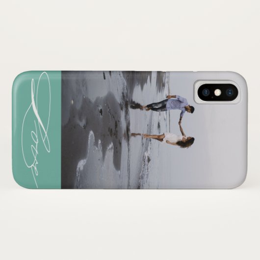 Elegant Calligrafie | Foto iPhone-draagtas Case-Mate iPhone Case (Achterkant (horizontaal))