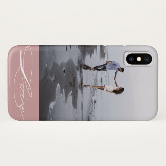 Elegant Calligrafie | Foto iPhone-draagtas Case-Mate iPhone Case (Achterkant (horizontaal))