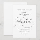 Elegant Calligrafie, geërfd Kaart (Voorkant / Achterkant)