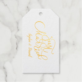 Elegant Calligrafie  Gewoon getrouwd Cadeaulabels