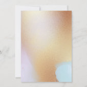 Elegant Calligrafie Gold Waterverf Moderne Kaart (Achterkant)