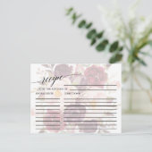 Elegant Calligrafie | Kaarten voor het ontpitten h (Staand voorkant)