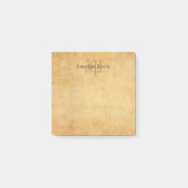 Elegant  Calligrafie Monogram Sjabloon Post-it® Notes (Voorkant)