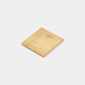 Elegant Calligrafie Monogram Sjabloon Post-it® Notes (Schuin)