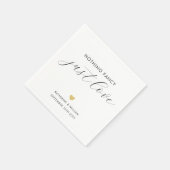 Elegant Calligrafie Niets Fancy Servet (Hoek)