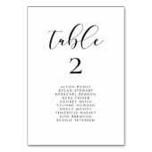 Elegant calligrafie-ontwerpkaarten kaart (Voorkant)