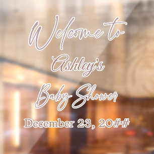 Elegant Calligrafie Script Simple Bohemian Modern Raamsticker