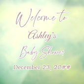 Elegant Calligrafie Script Simple Bohemian Modern Raamsticker (Vel 3)