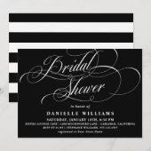 Elegant Calligrafie Script Vrijgezellenfeest Kaart (Voorkant / Achterkant)