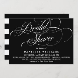 Elegant Calligrafie Script Vrijgezellenfeest Kaart