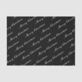 Elegant Calligrafie voor fijne kerst Tissuepapier (Voorkant)