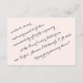 ELEGANT CALLIGRAFIE WEDDING CELEBRATION KAART (Voorkant)