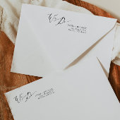 Elegant Calligrafie wij trekken het adres van de T Zelfinktende Stempel