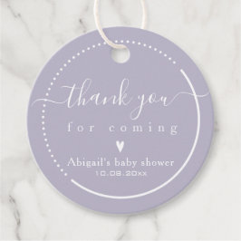 Elegant Calligrafiroze Baby shower Dank u wel Bedankjes Labels