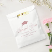 Elegant Calligraphy Afstuderen Bedankt Bedankzakje (Gezegeld)