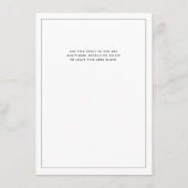 Elegant Calligraphy Black White Salon Price List Menu (Achterkant)