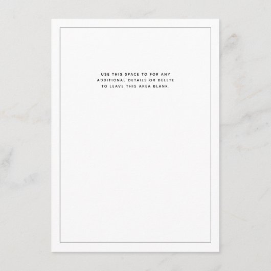 Elegant Calligraphy Black White Salon Price List Menu (Achterkant)