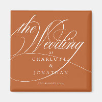 Elegant Calligraphy Bohemian Wedding Favors