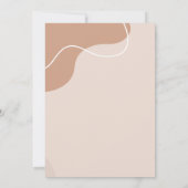 Elegant Calligraphy Boho Custom Photo Wedding Kaart (Achterkant)