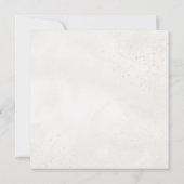 Elegant Calligraphy Champagne Gold Wedding Kaart (Achterkant)